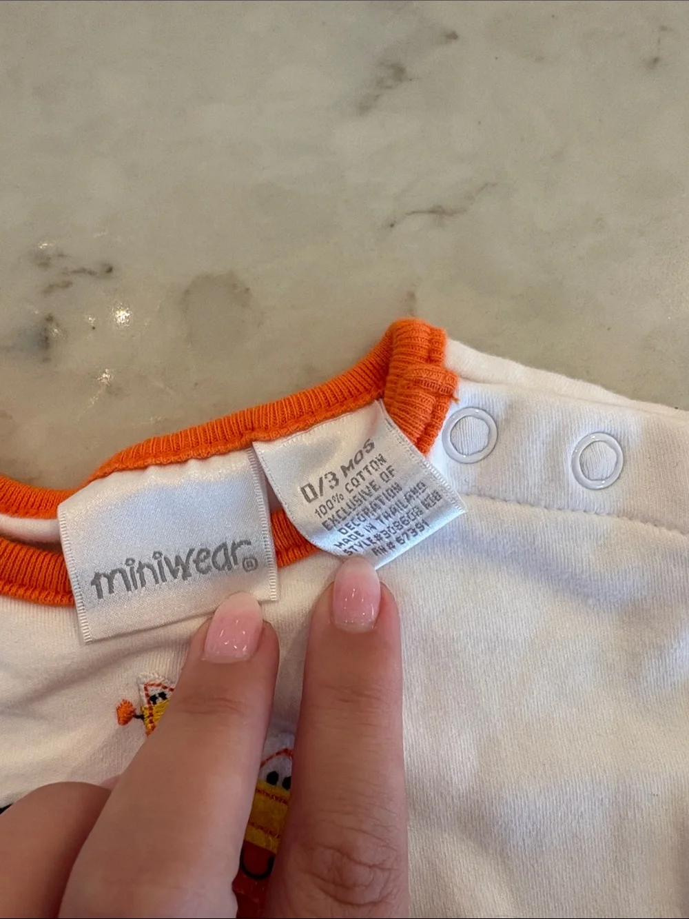 miniwear White & Orange 